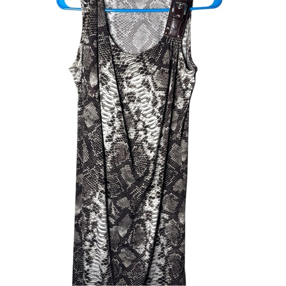 Michael Kors Sleeveless Dress Snakeskin Print Size Small - Picture 8 of 8